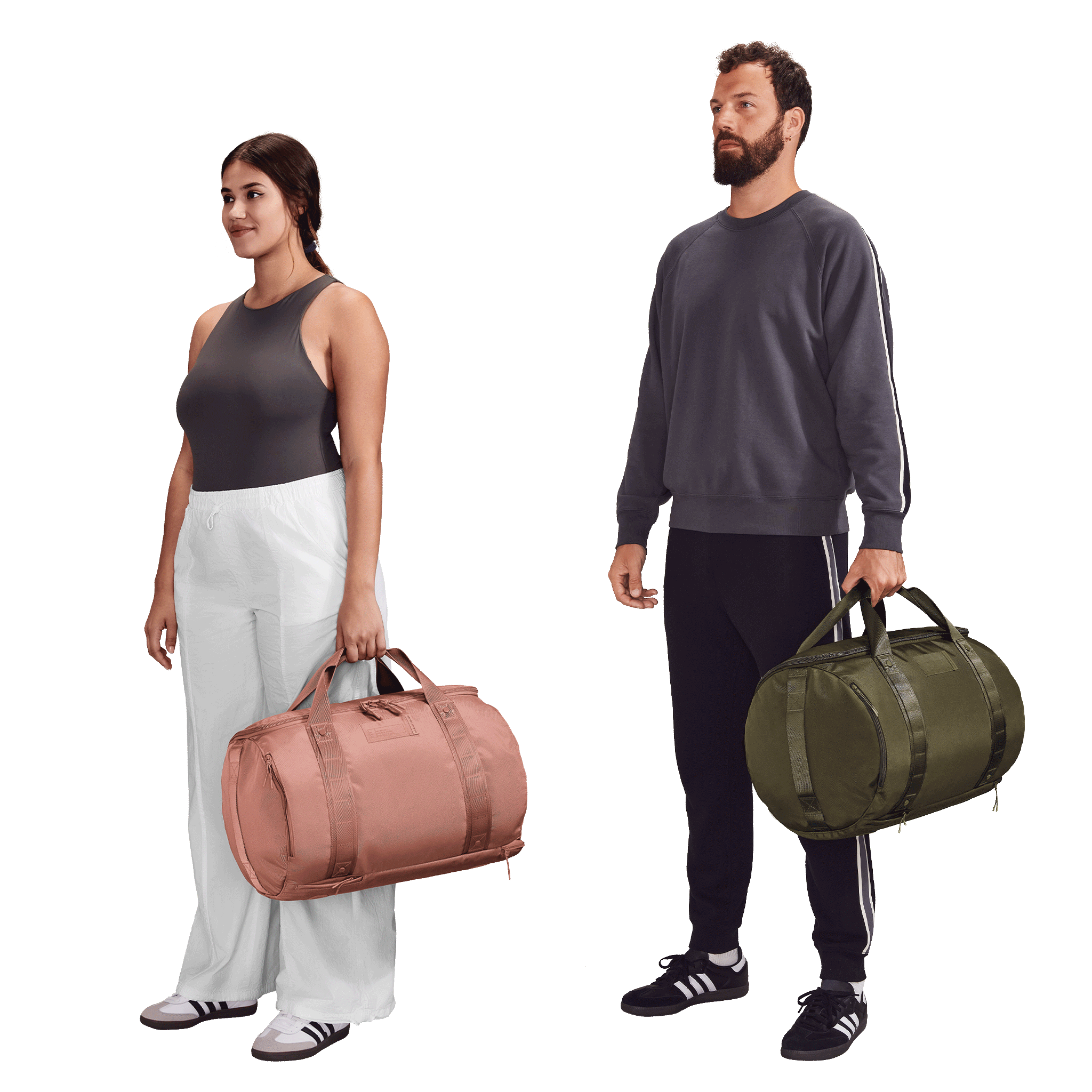 Denver Convertible Duffle in Dark Moss, Large - Image 9