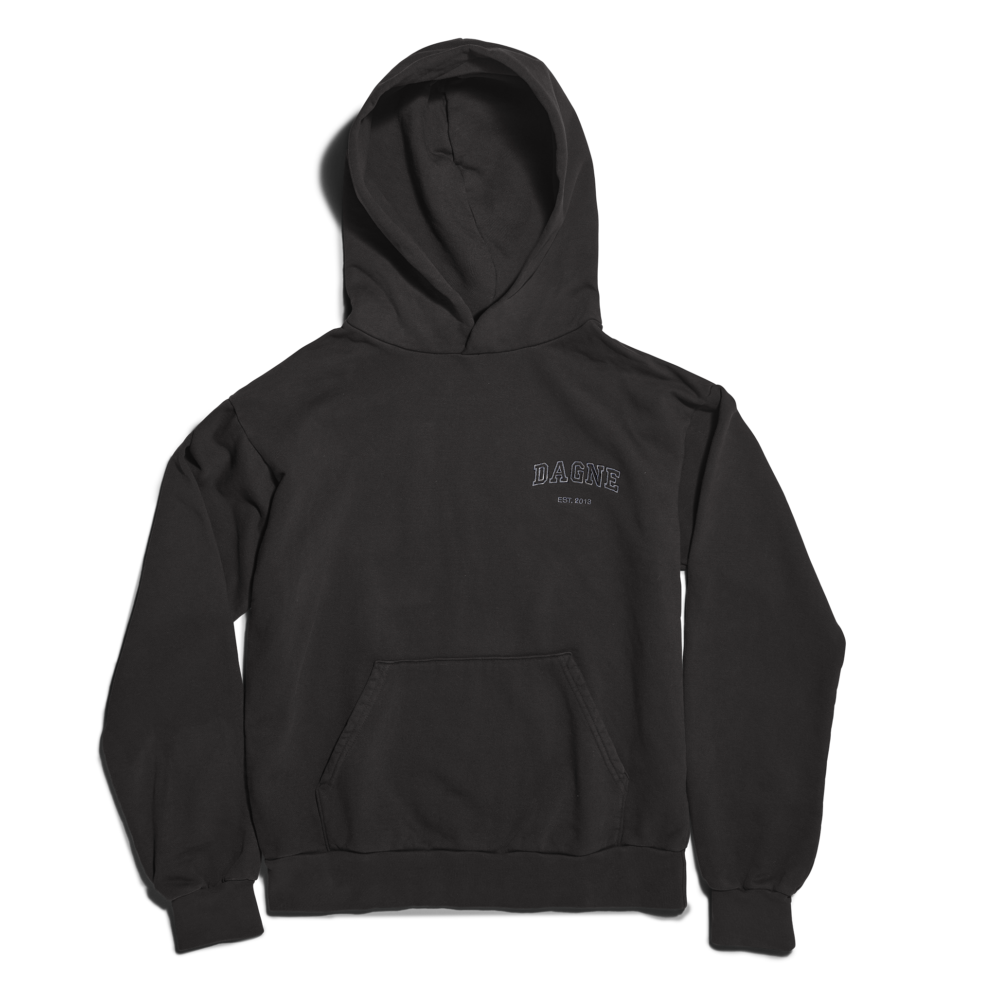 Varsity Logo Hoodie in Onyx, 3X