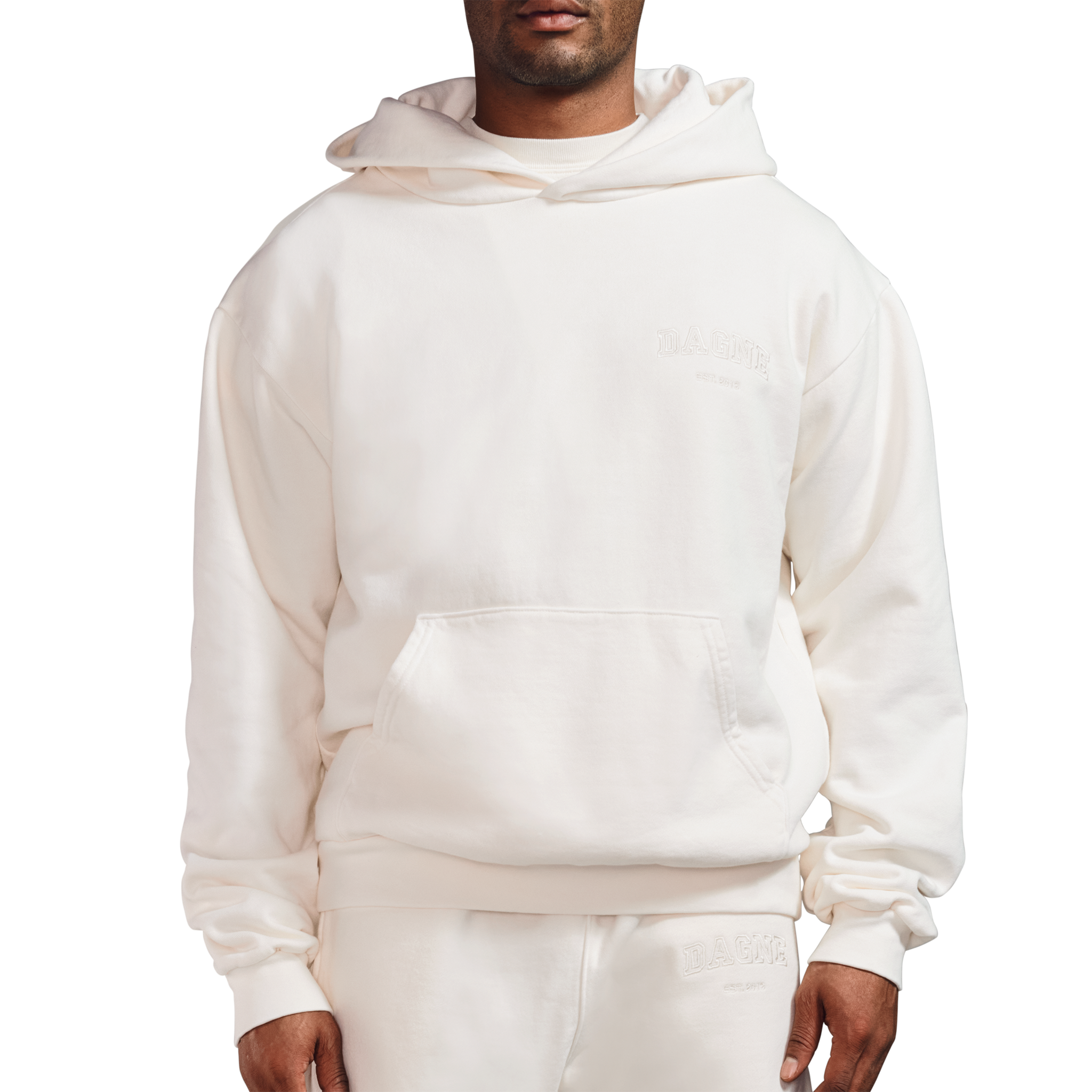 Varsity Logo Hoodie in Moonbeam, 2X - Image 6