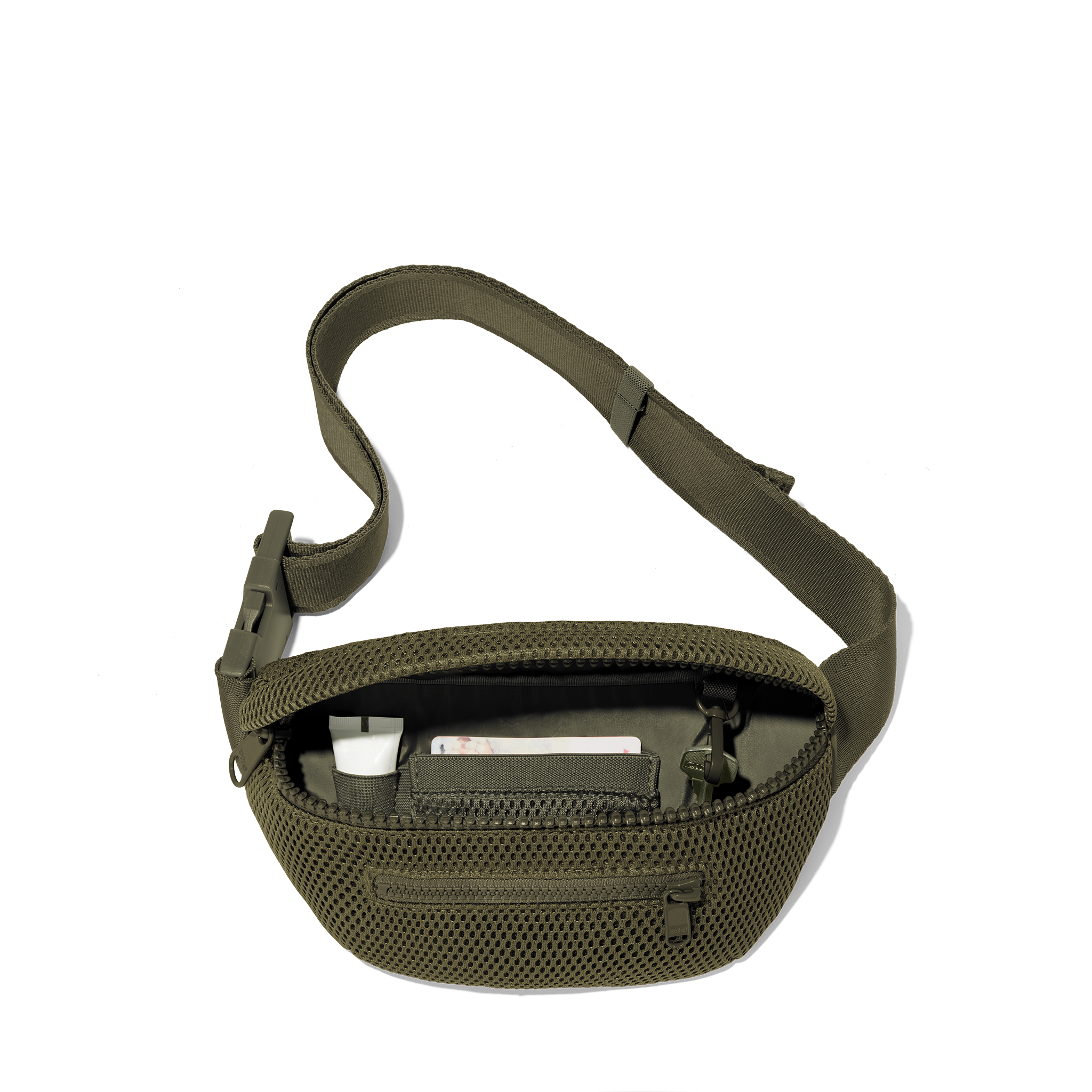Ace Fanny Pack in Dark Moss Air Mesh - Image 2