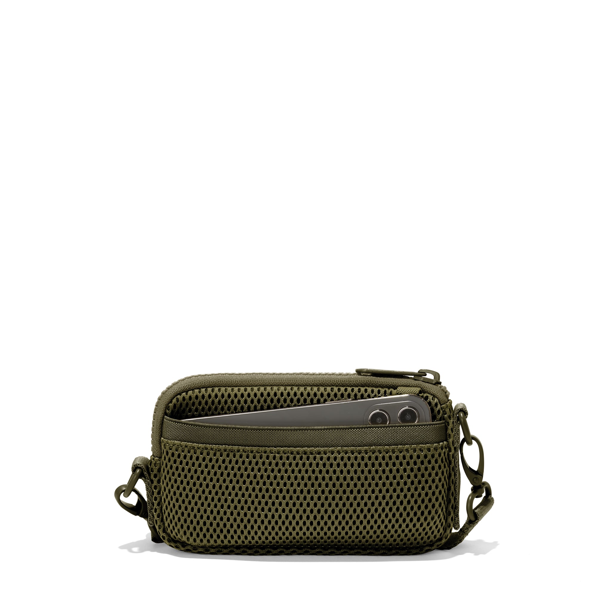 Mara Phone Sling in Dark Moss Air Mesh - Image 5