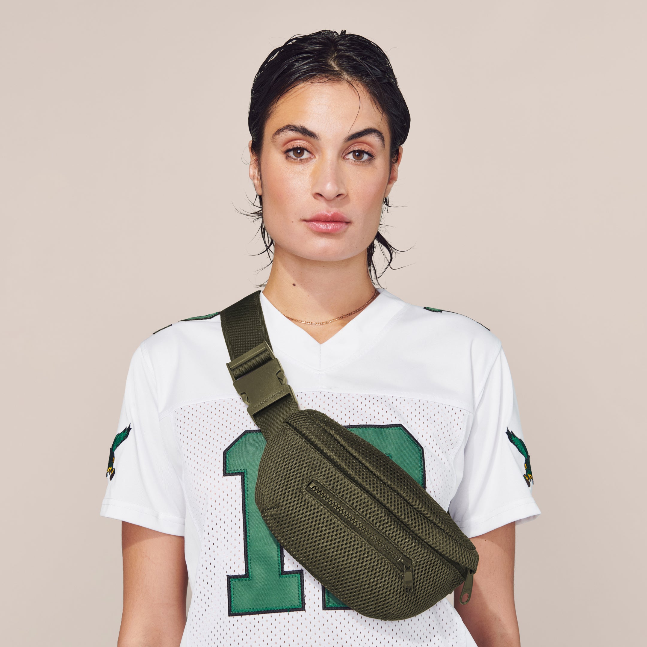 Ace Fanny Pack in Dark Moss Air Mesh - Image 7