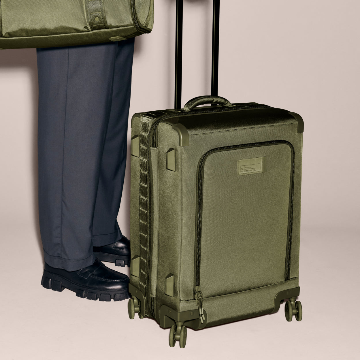 Sydney Checked Luggage in Ash, Smaller - 25 inch - Image 10