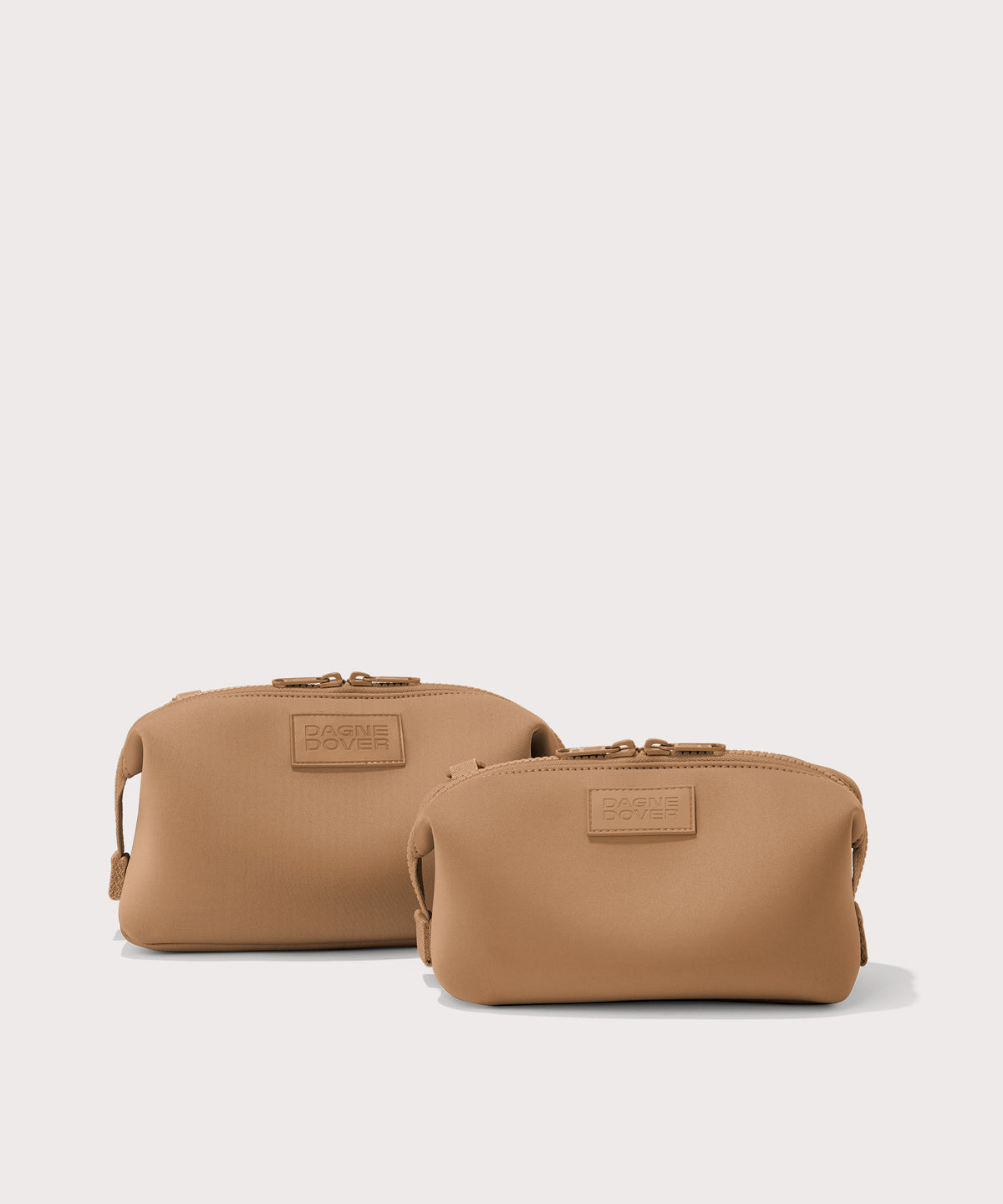 Hunter Toiletry Bag in Camel, Small - Image 3