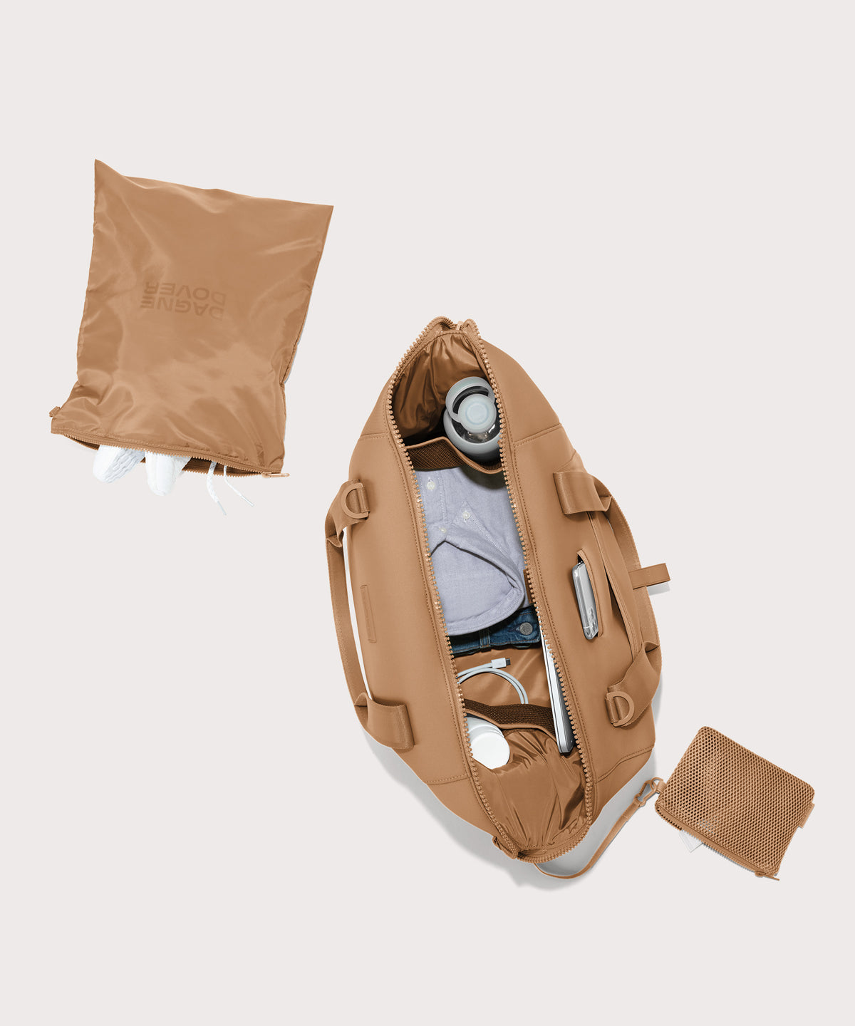 Landon Carryall in Camel, Large - Image 2