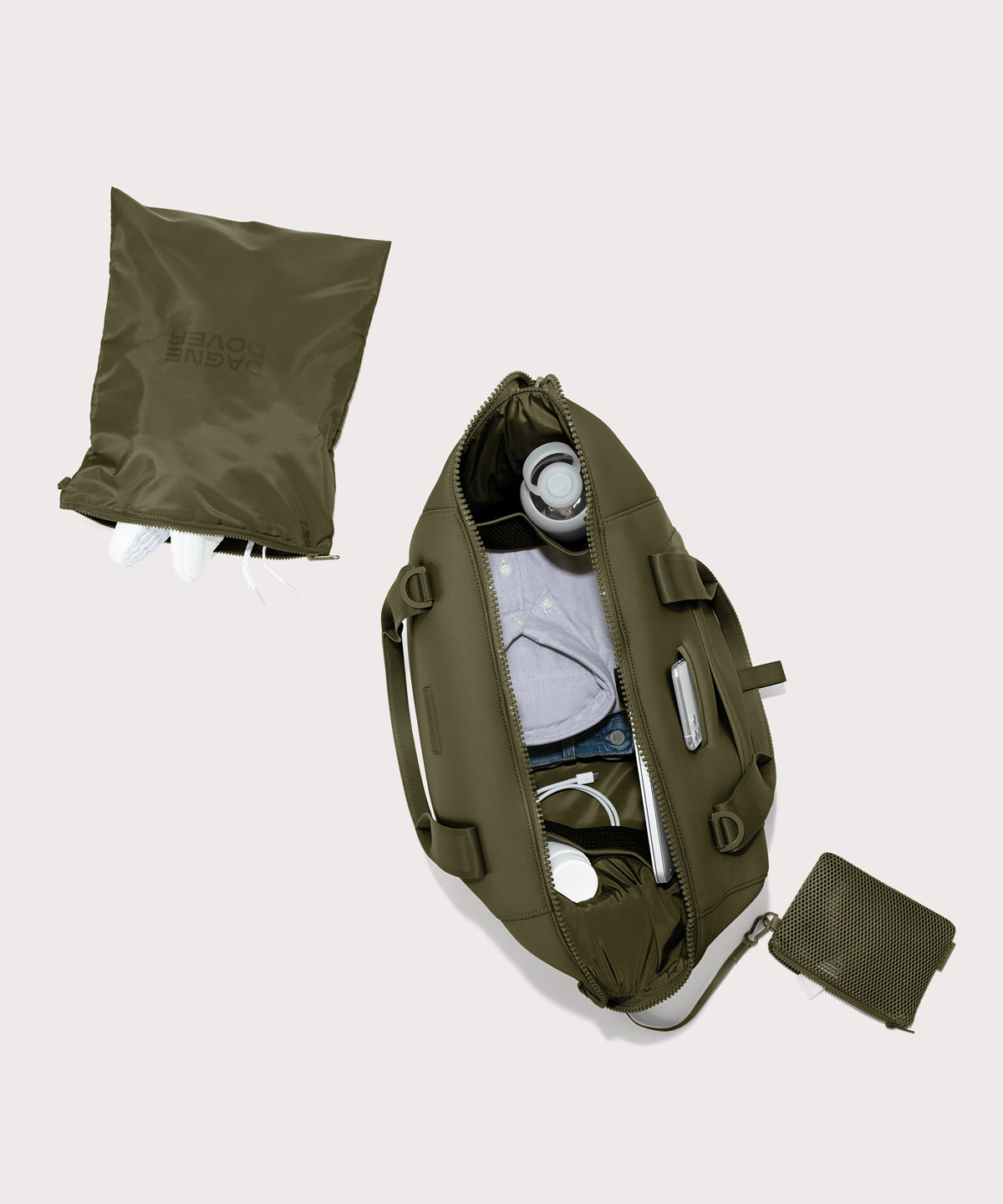 Landon Carryall in Dark Moss, Large - Image 2