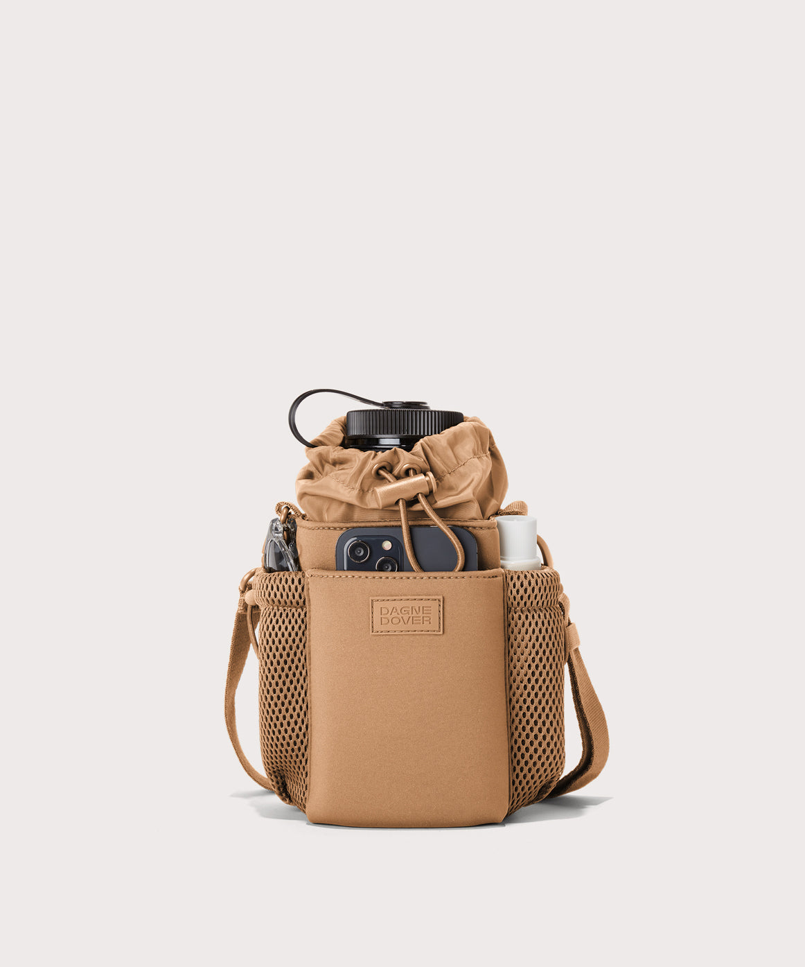 Sloan Water Bottle Sling in Camel