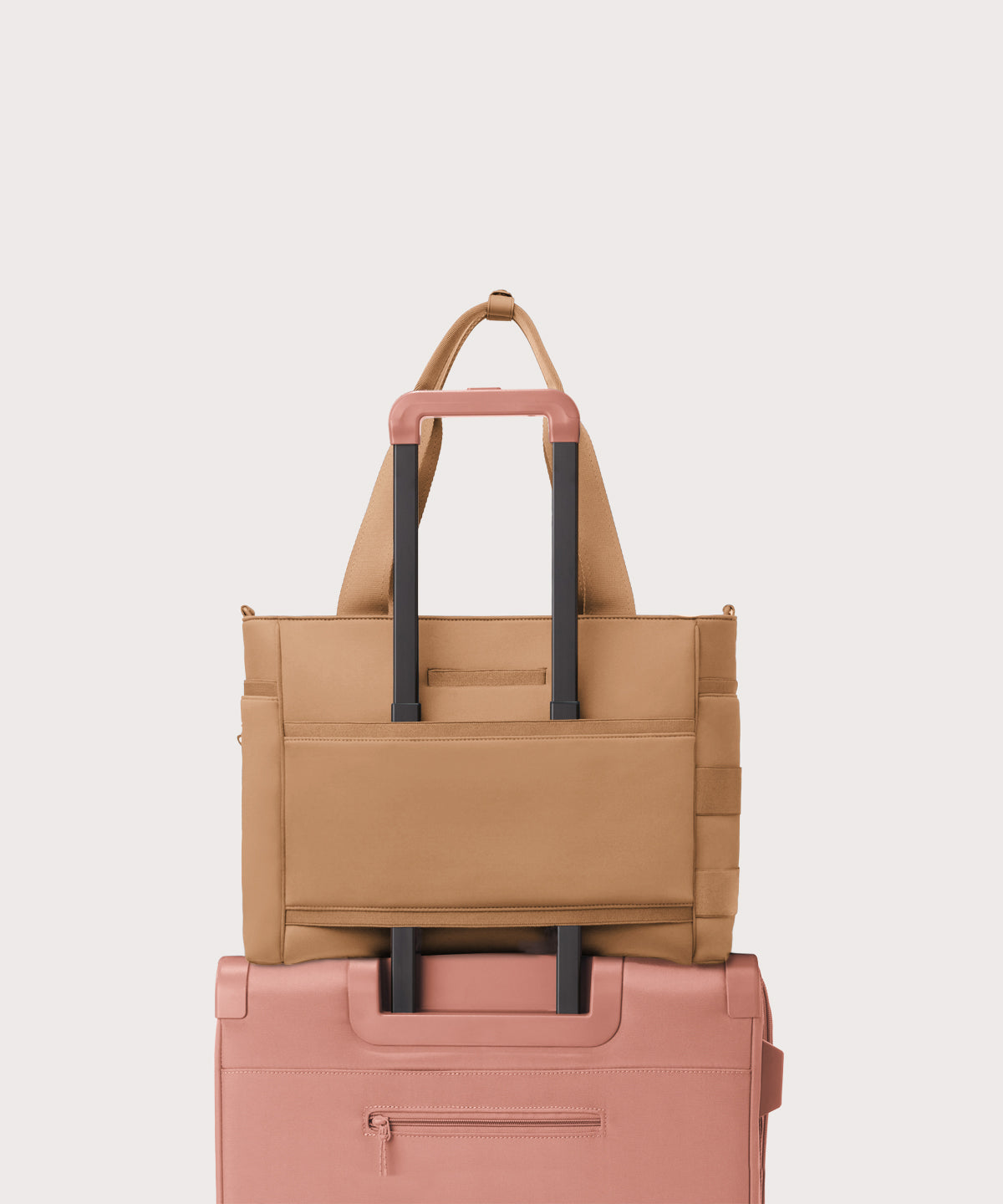 Wade Diaper Tote in Camel - Image 8