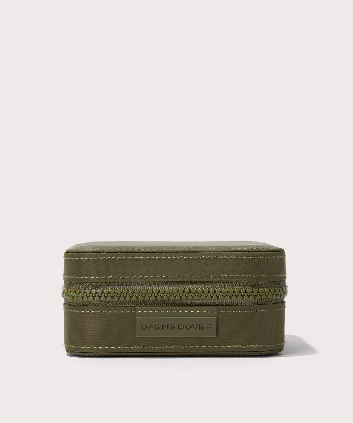 Frankie Jewelry Case in Dark Moss, Large - Image 5