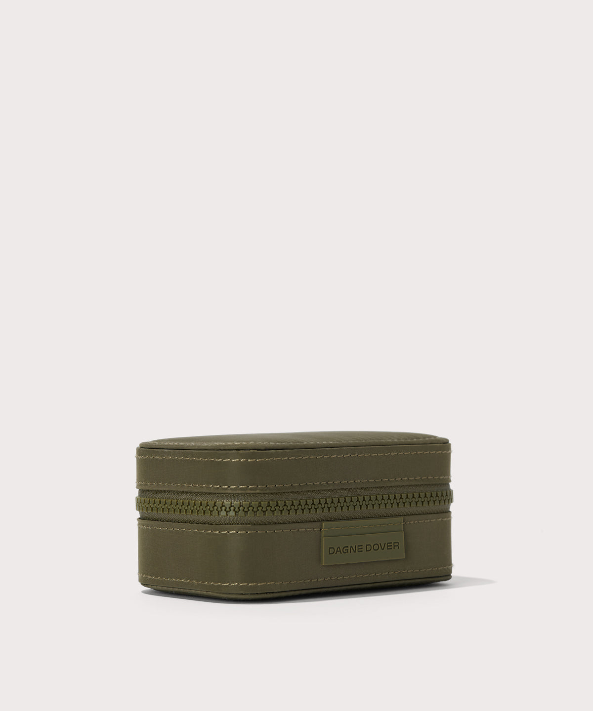 Frankie Jewelry Case in Dark Moss, Small - Image 6