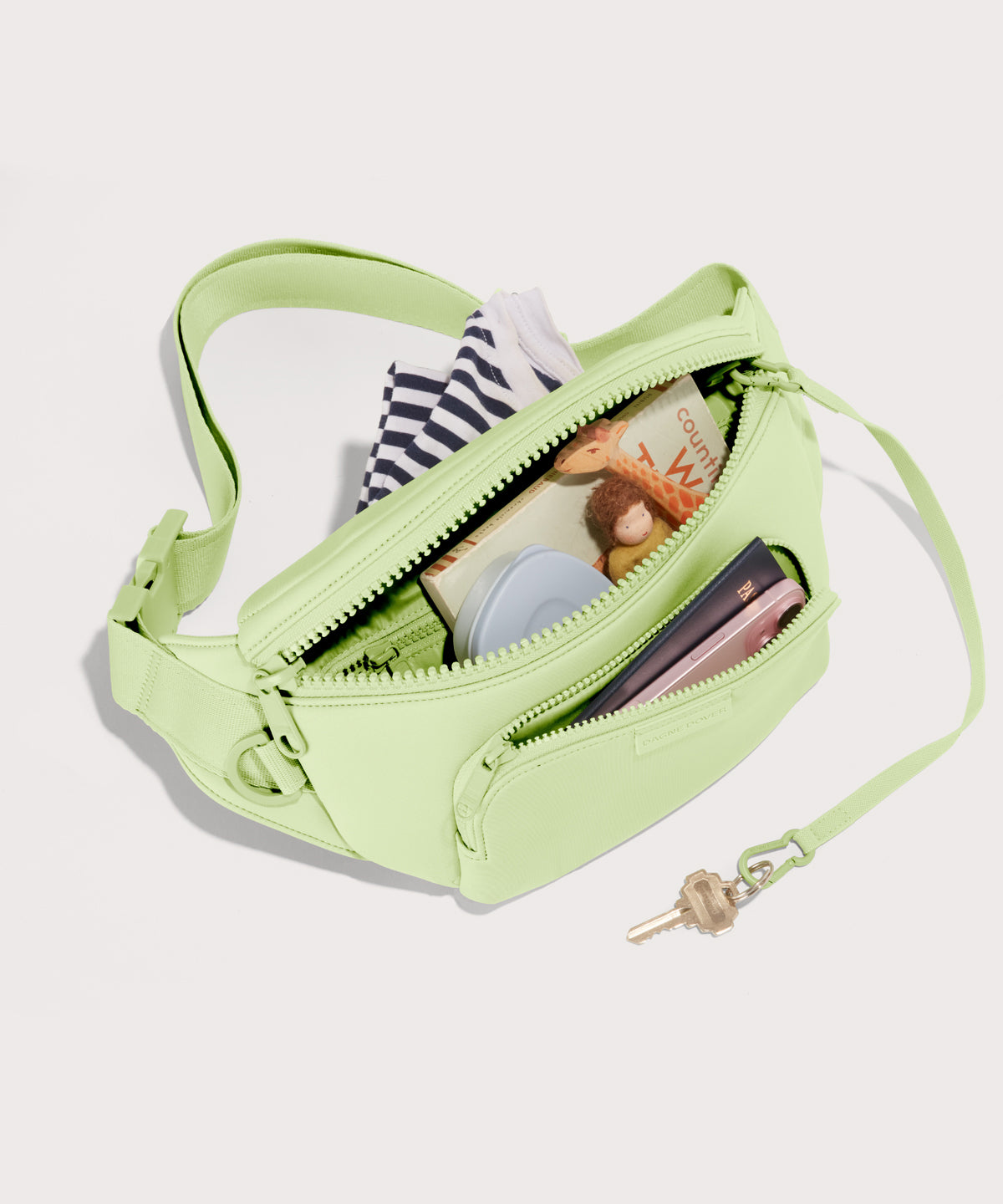 Jax Large Fanny Pack in Matcha Latte - Image 2