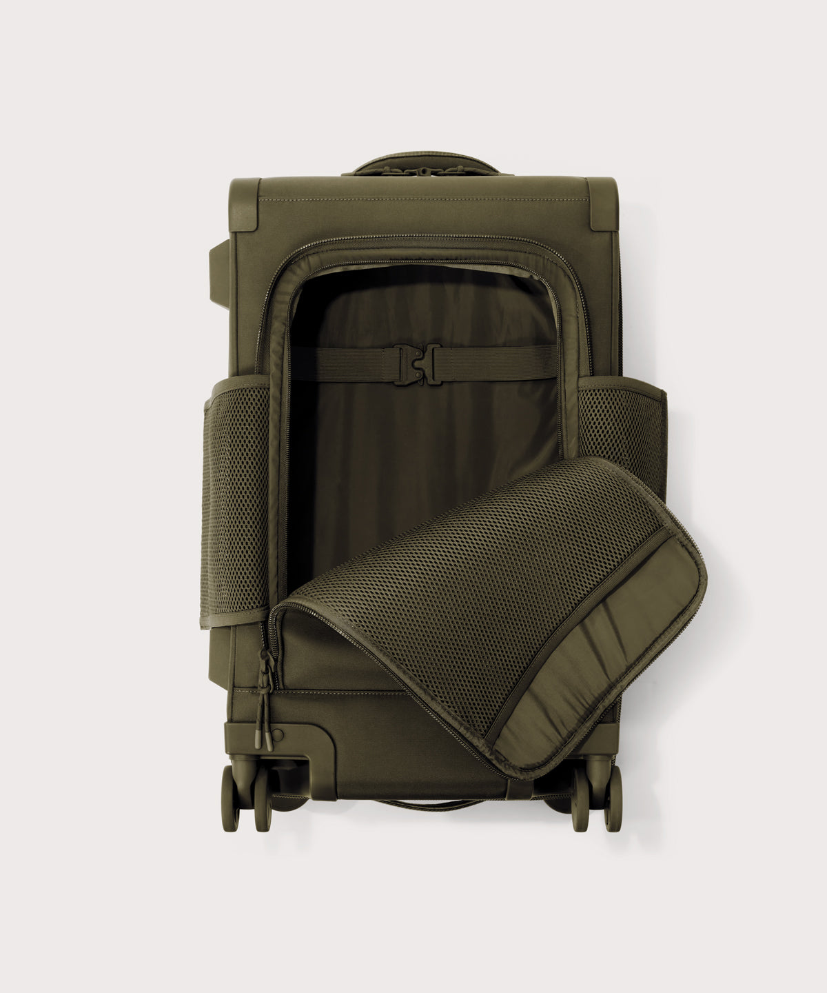 Seattle Carry-On Luggage in Dark Moss, Larger - 23.5 inch - Image 6