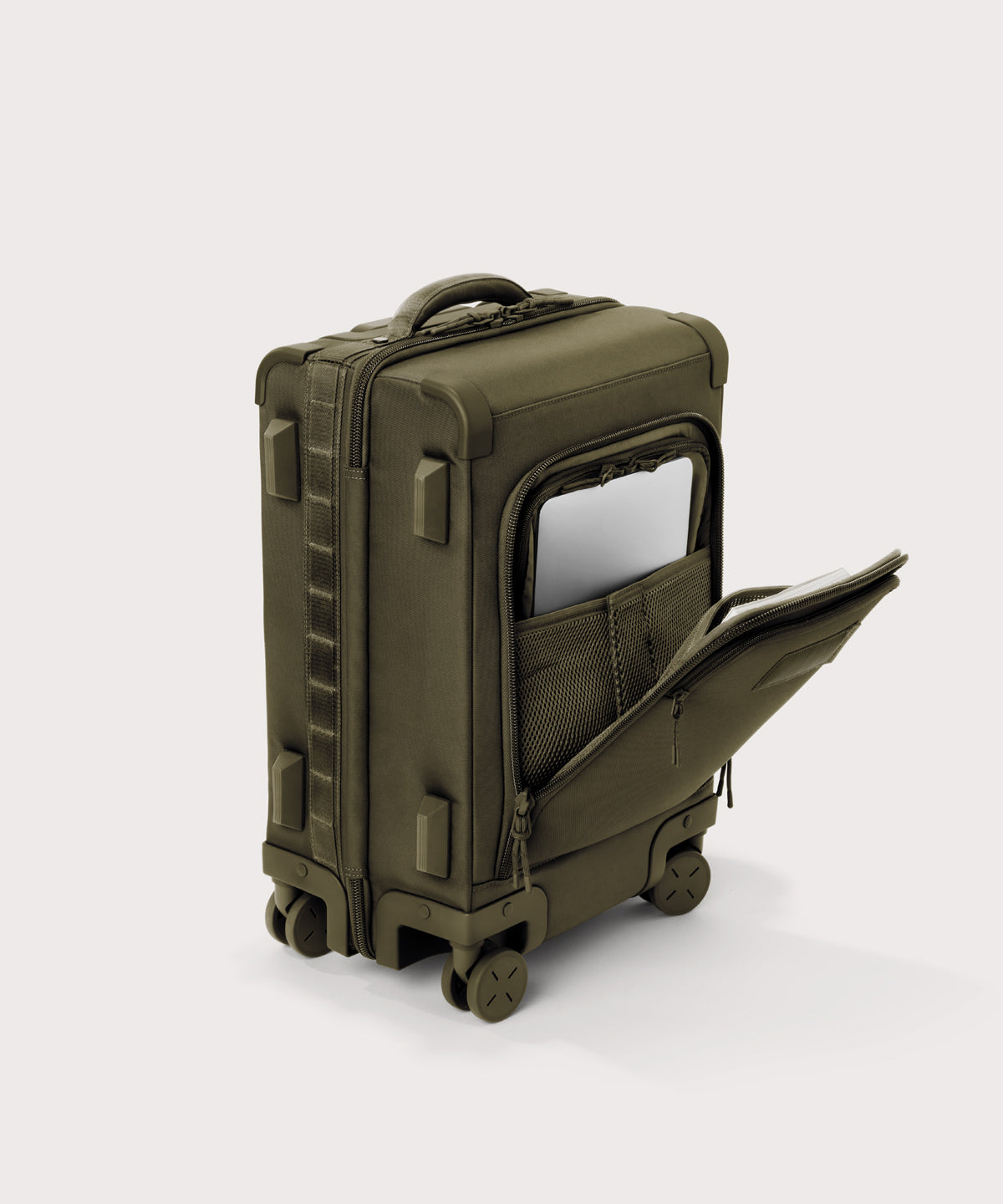 Seattle Carry-On Luggage in Dark Moss, Smaller - 20.5 inch - Image 4