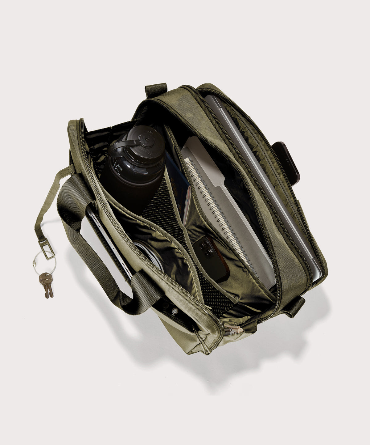 Berlin Travel Brief in Dark Moss - Image 2